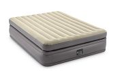 Intex У64164 УЦЕНКА Надувная кровать 152х203х51см "Prime Comfort" встр.нас. 220В, до 272кг