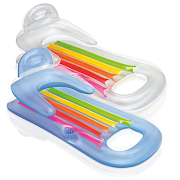 Intex 58802 Надувной матрас-кресло для плавания 160х85см с окном, до 100кг, от 14 лет, 2 цвета