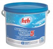 HTH K901755H1 Многофункц. табл.стабилиз. хлора 5в1, MAXITAB ACTION, 200гр. 5кг
