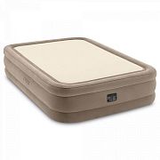 Intex 64478 Надувная кровать 152х203х51см "ThermaLux" встр.нас. 220В, до 272кг