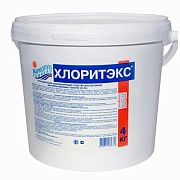 Маркопул Кемиклс М27 ХЛОРИТЭКС, 4кг ведро, табл.20гр, средство для текущей и ударной дезинфекции воды