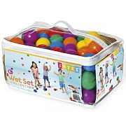 Intex 49602 Пластиковые мячи 6.5см, 100шт для игровых центров, от 2 лет