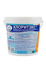 Маркопул Кемиклс М26 ХЛОРИТЭКС, 1кг ведро, гранулы для текущей и ударной дезинфекции воды