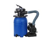 Poolstar P2124 Песочный фильтр-насос 10000л/ч, резервуар для песка 20кг, фракция 0.45-0.85мм