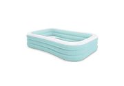 Intex 58497 Детский надувной бассейн 264х165х56см "Семейный" с сиденьями, 780л, от 6 лет