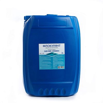 Флокулянт, 30л, канистра, жидкость для осветления воды, NeverGreen NG-149