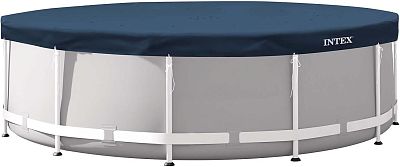 Тент для каркасного бассейна Metal Frame 366см Deluxe всесезонный (D363х20см), Intex 28082
