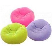 Intex 68569 Надувное кресло 107х104х69см "Beanless Bag" 3 цвета