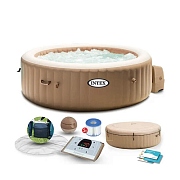 Intex 28426 СПА-бассейн 145/196х71см "Bubble Massage" 795л, круглый, аэромассаж