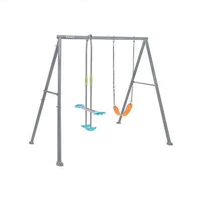 Качели детские 254х251х211см двойные, от 3 до 10 лет, Intex 44122