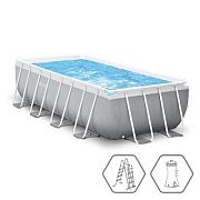 Intex 26788 Каркасный бассейн Prism Frame 400х200х100см, 6836л, фил.-насос 2006л\ч, лестница