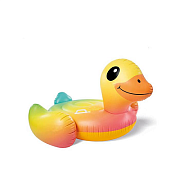 Intex 57556 Надувной матрас-плот для плавания 147х147x81см "Желтый утенок" от 3 лет